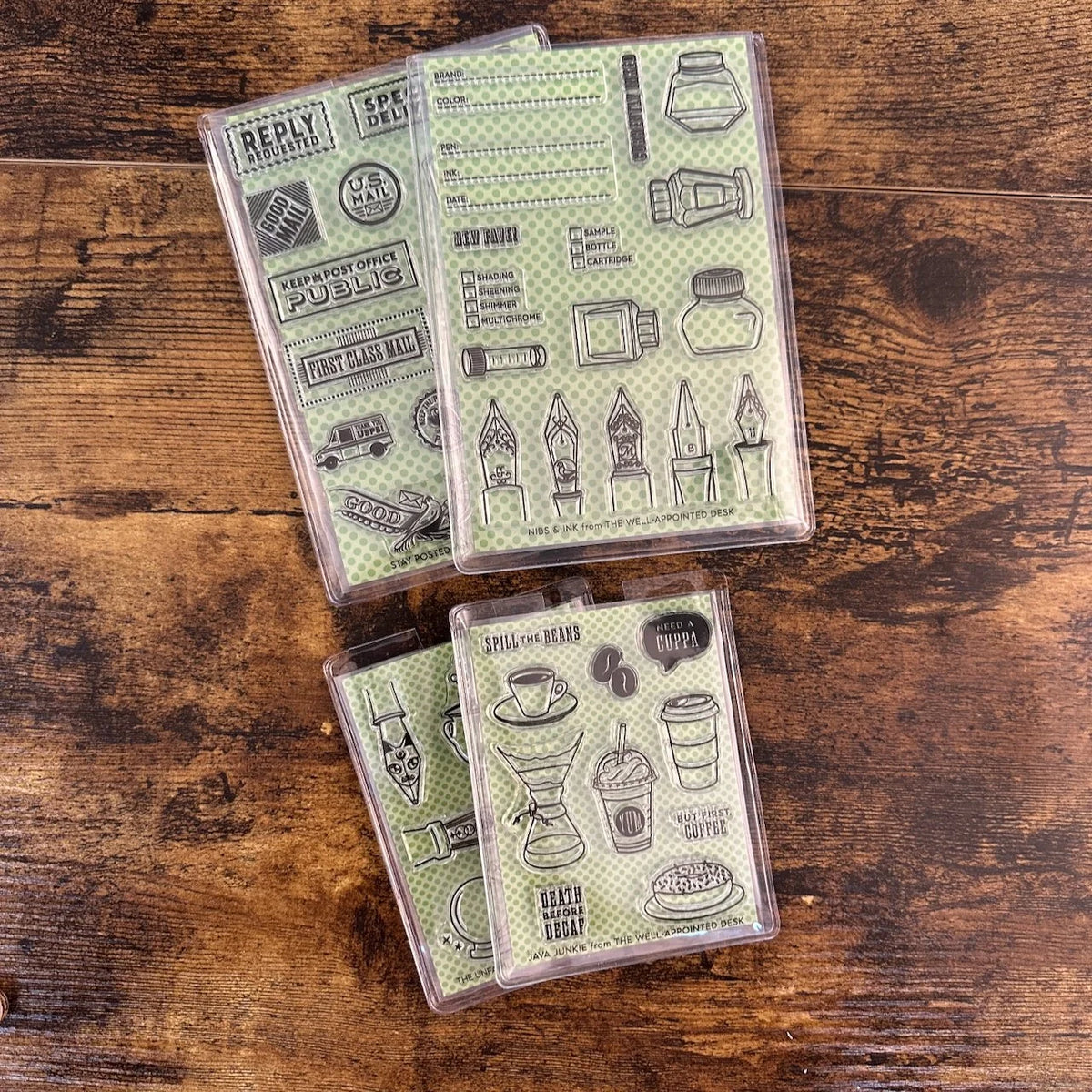 Well-Appointed Desk Clear Stamp Sets / 4" x 6"
