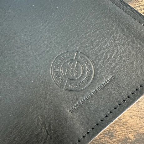 Roterfaden Taschenbegleiter LTD_034 (A5) Back Imprint Black Leather