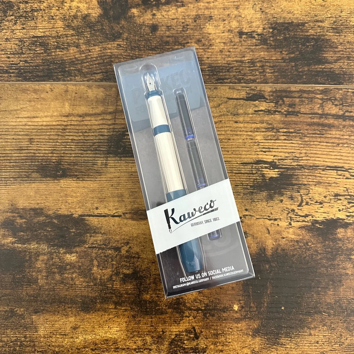 Kaweco Perkeo Fountain Pen Old Chambray Pack