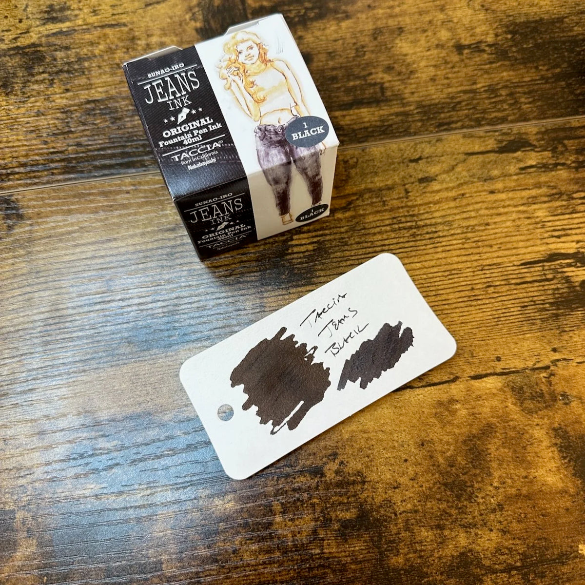 Taccia Jeans Fountain Pen Ink Black
