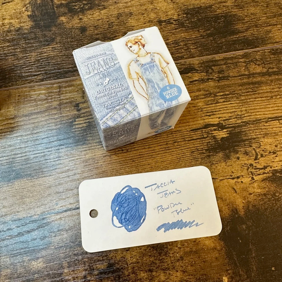 Taccia Jeans Fountain Pen Ink Powder Blue