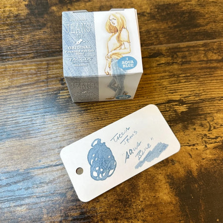 Taccia Jeans Fountain Pen Ink Aqua Blue