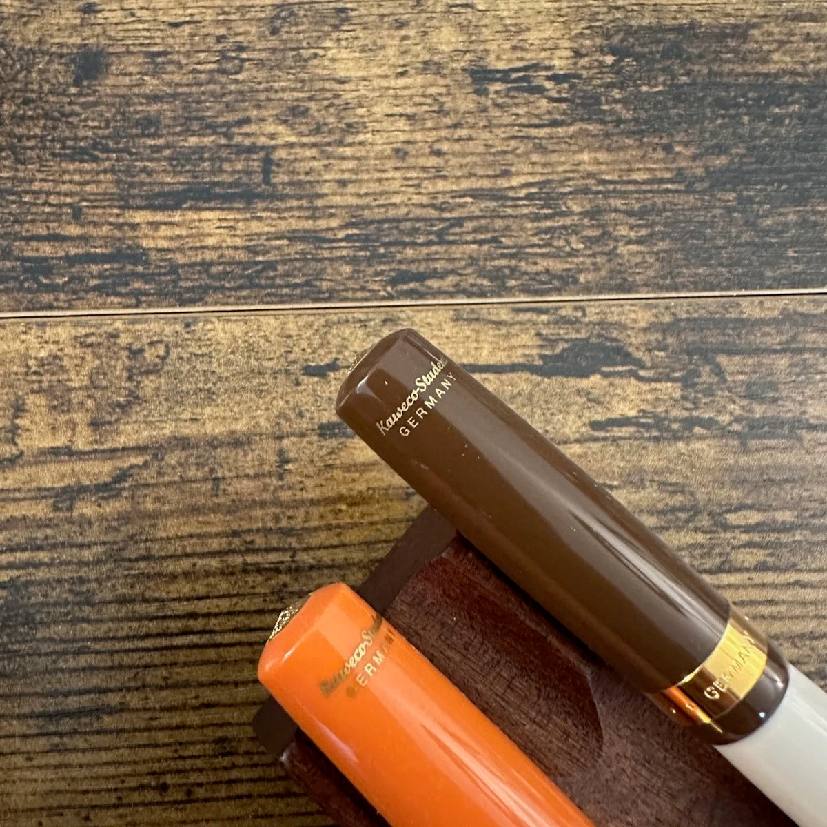 Kaweco Student Fountain Pens Jazz Brown and Soul Orange