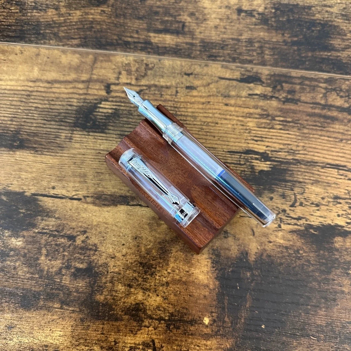 Kaweco Student Fountain Pens  Clear Uncapped