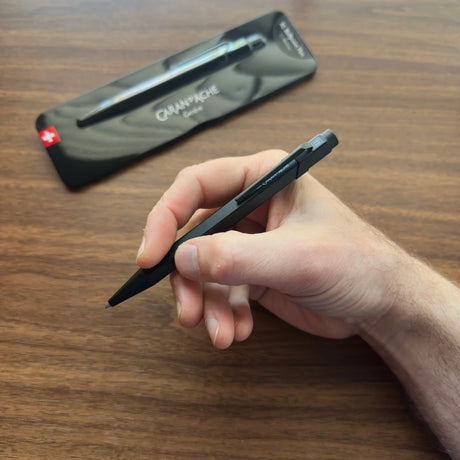 Caran d'Ache 849 Ballpoint XL Black Code In-Hand