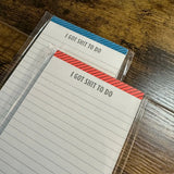 Well-Appointed Desk Letterpress Notepads (Multiple Designs)