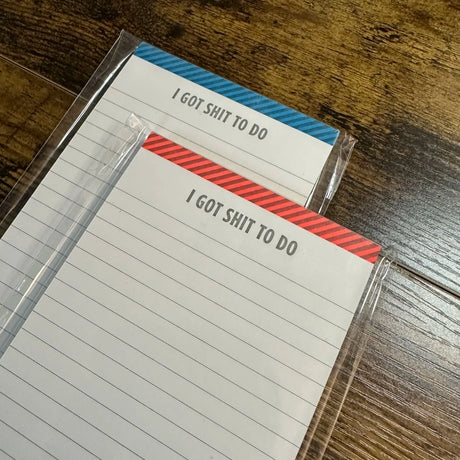 Well-Appointed Desk Letterpress Notepads (Multiple Designs)