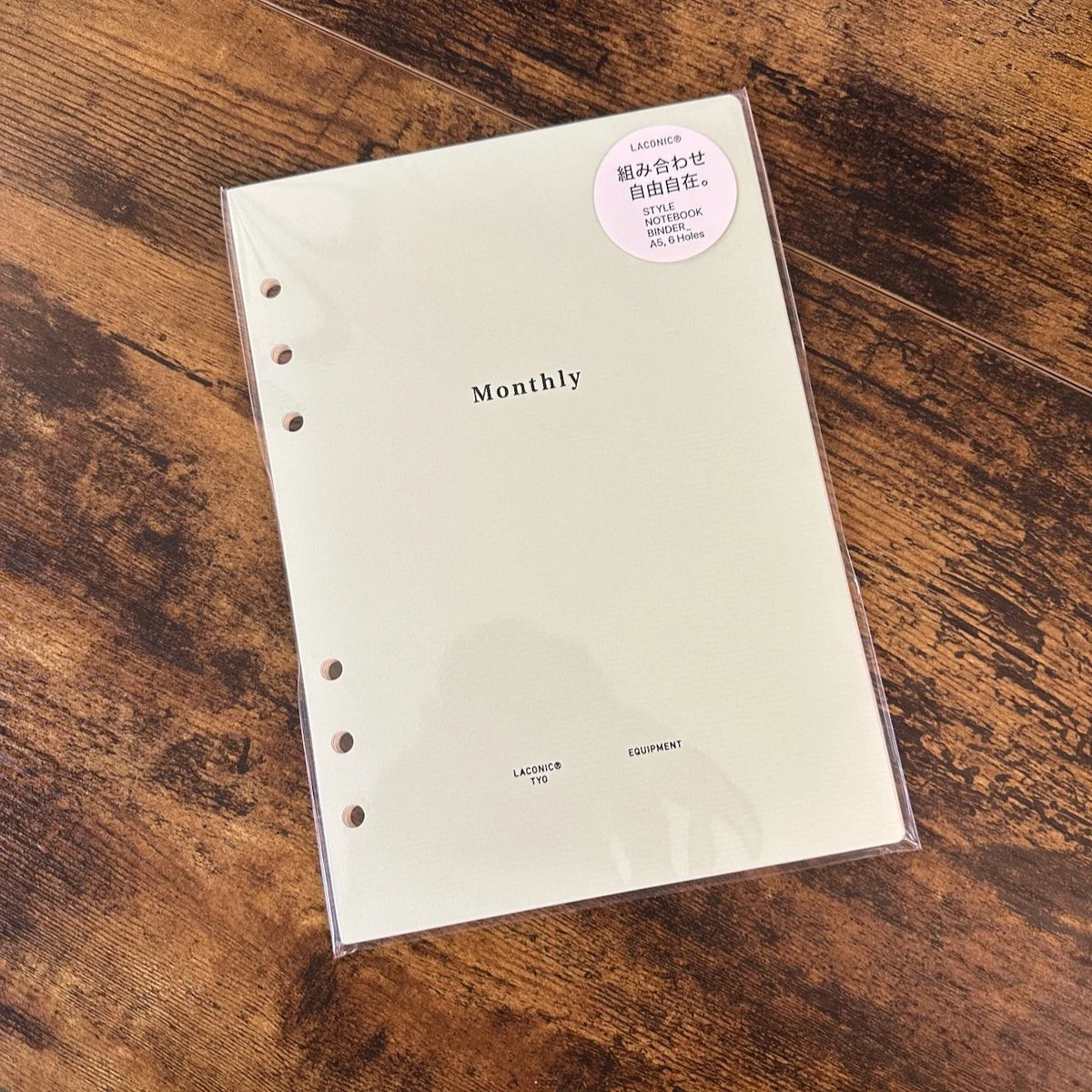Laconic Style A5 6-Ring Binder Inserts / Planners and Journals
