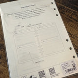 Laconic Style A5 6-Ring Binder Inserts / Planners and Journals
