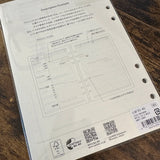 Laconic Style A5 6-Ring Binder Inserts / Productivity and Planner Ad-ons