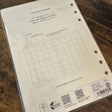Laconic Style A5 6-Ring Binder Inserts / Productivity and Planner Ad-ons