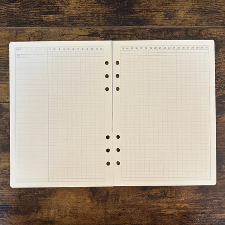 Laconic Style A5 6-Ring Binder Inserts / Productivity and Planner Ad-ons