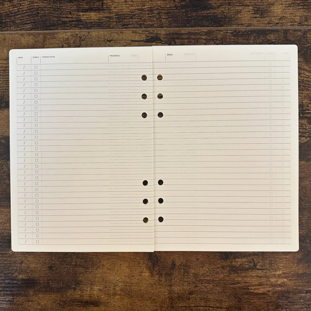 Laconic Style A5 6-Ring Binder Inserts / Productivity and Planner Ad-ons