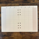Laconic Style A5 6-Ring Binder Inserts / Planners and Journals