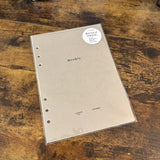 Laconic Style A5 6-Ring Binder Inserts / Planners and Journals