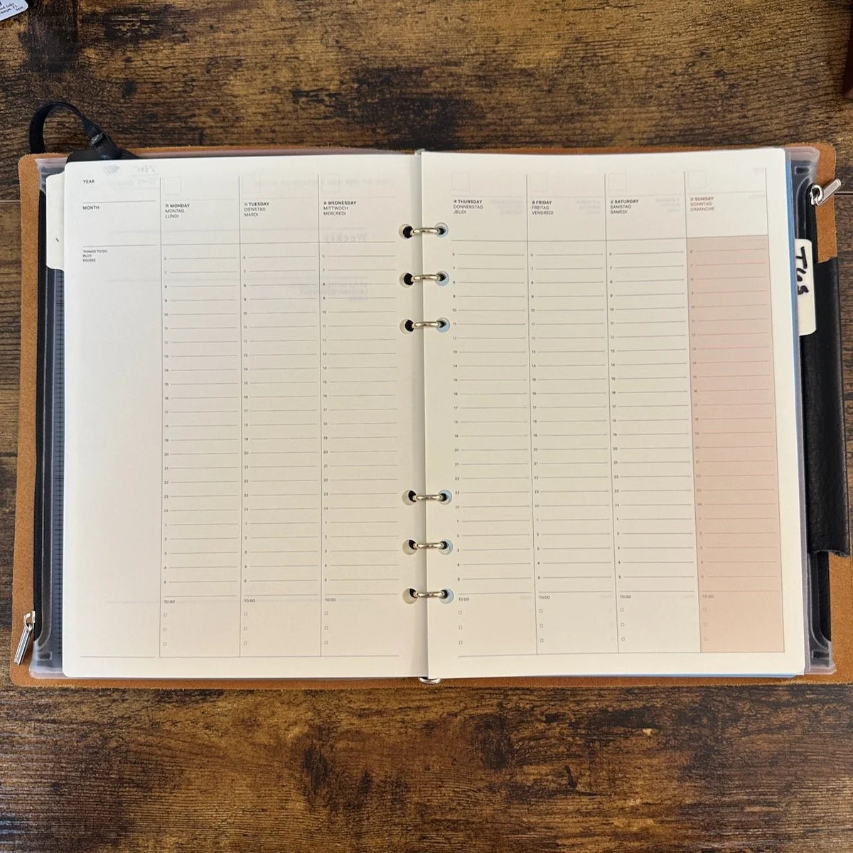 Laconic Style A5 6-Ring Binder Inserts / Planners and Journals