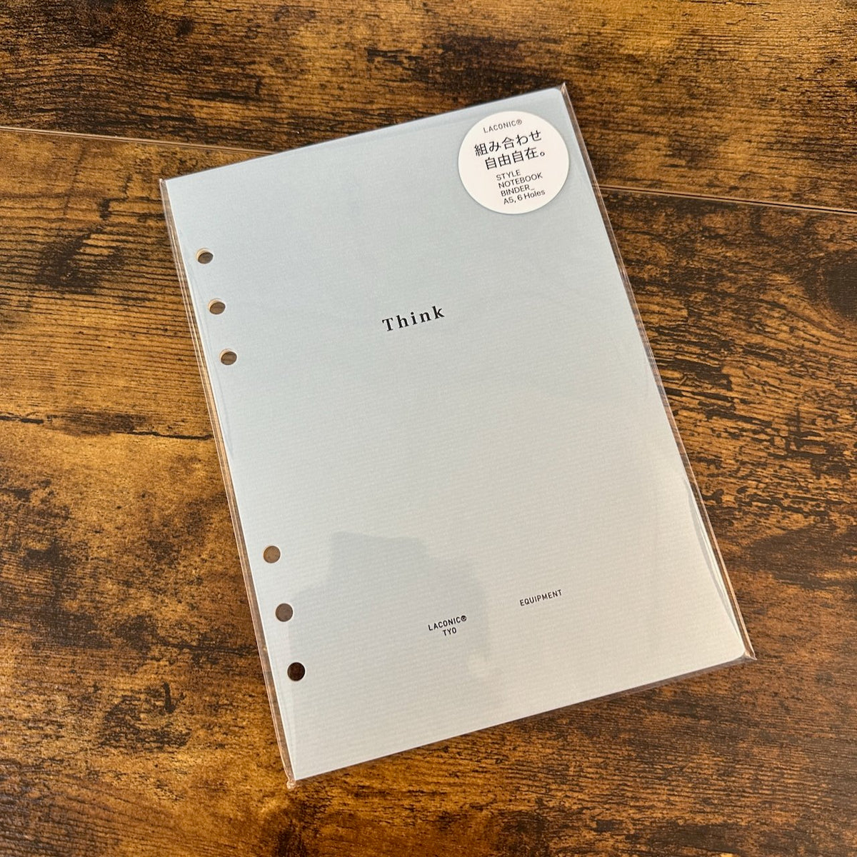 Laconic Style A5 6-Ring Binder Inserts / Creativity and Life Logging