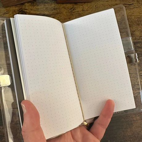 Cloth & Paper Pocket Plus Notebooks  Dot Grid Shown in Cover
