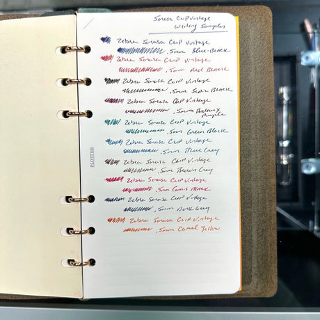 Zebra Sarasa Clip Gel Pens / Vintage Colors