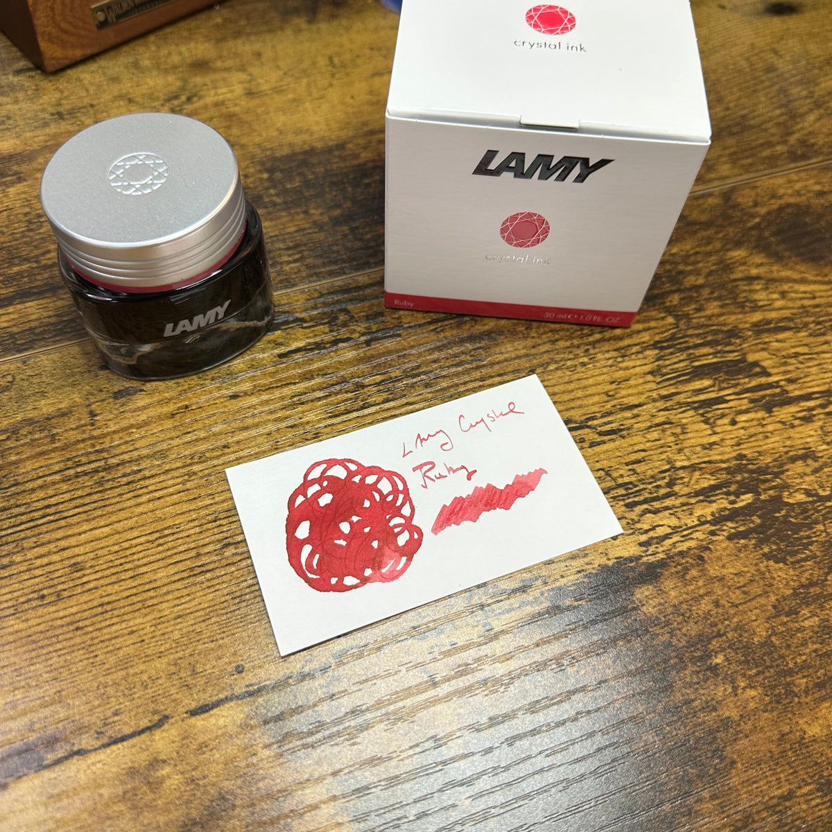 Lamy Crystal Fountain Pen Inks Ruby