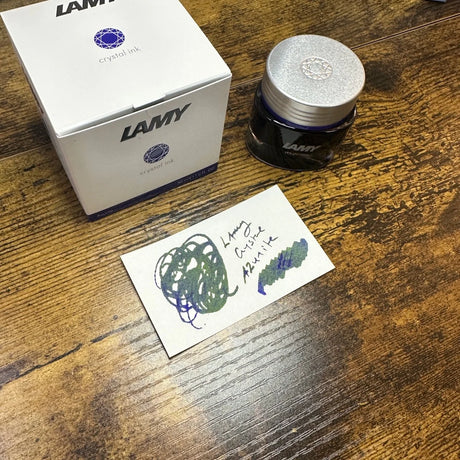 Lamy Crystal Fountain Pen Ink Azurite