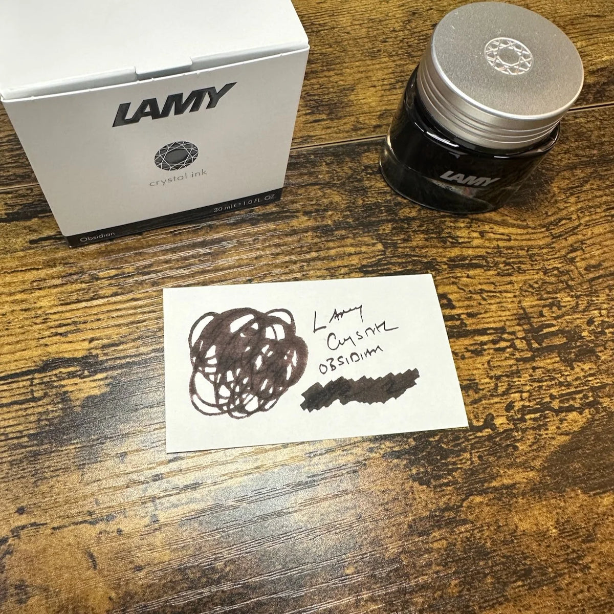 Lamy Crystal Fountain Pen Inks Obsidian