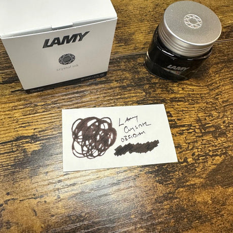 Lamy Crystal Fountain Pen Inks Obsidian