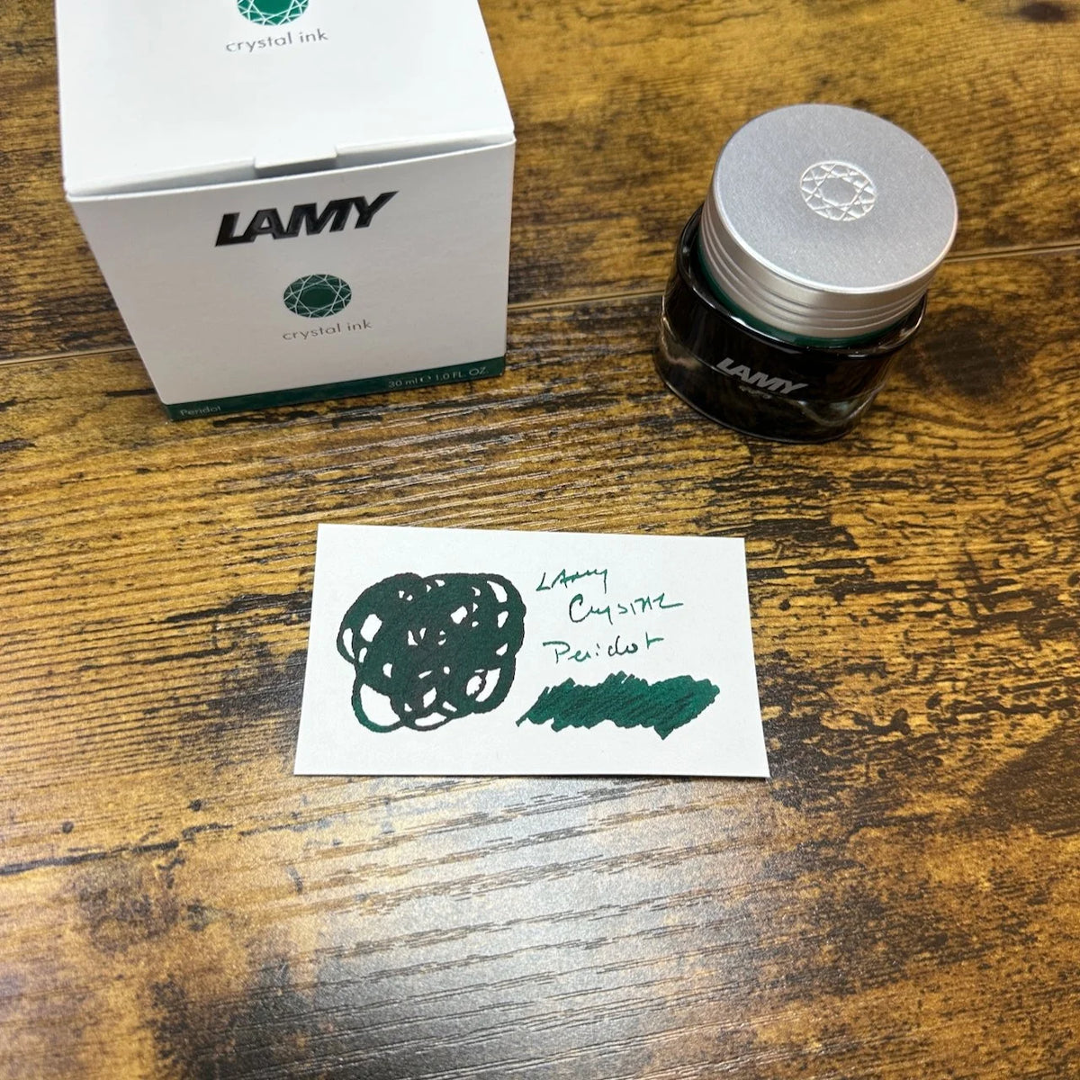 Lamy Crystal Fountain Pen Inks Peridot