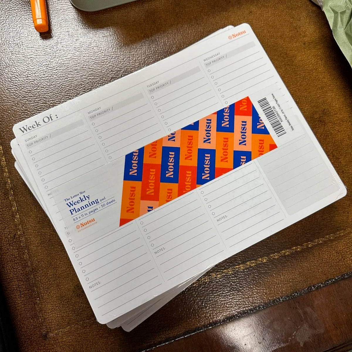 Notsu Weekly Planning Pad