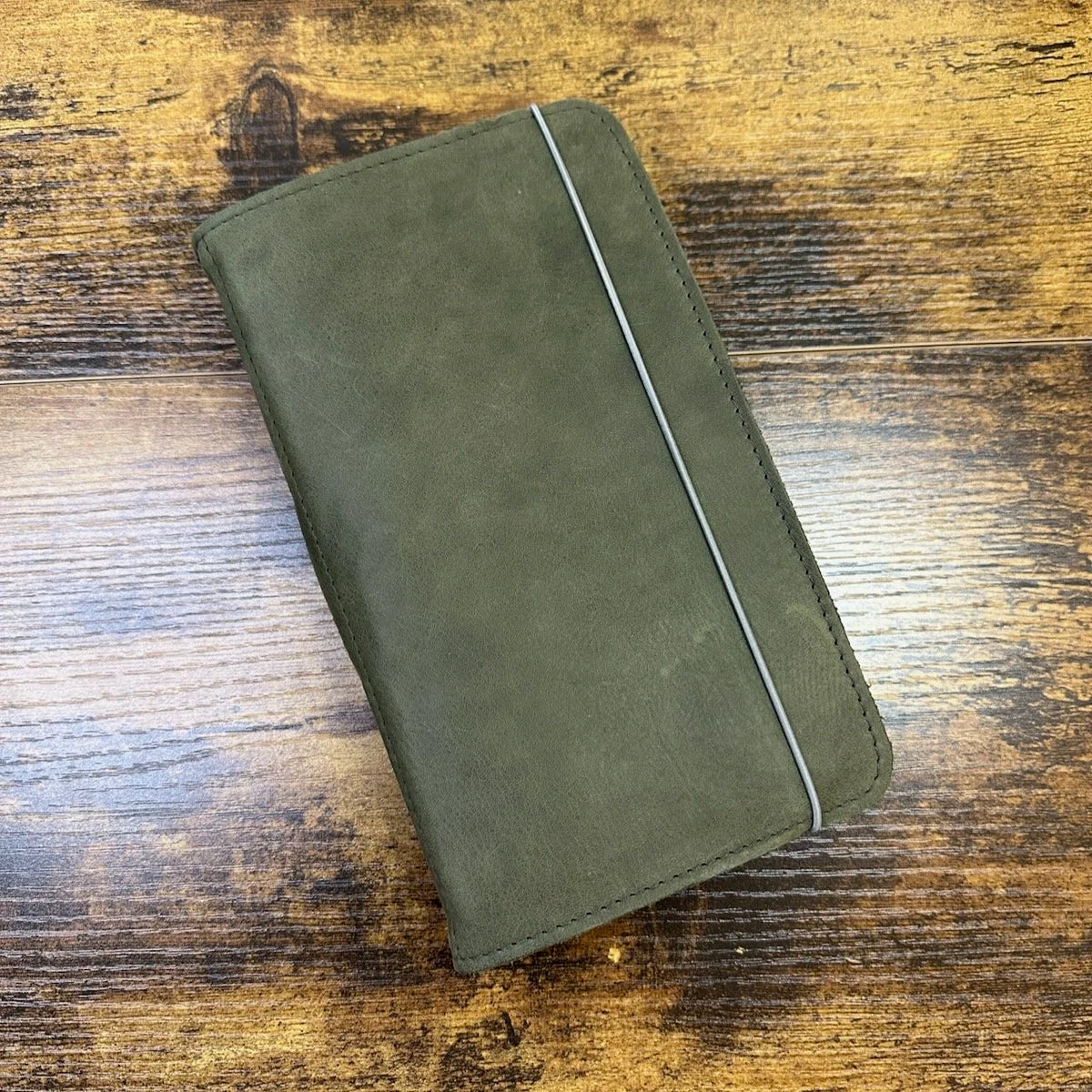 Roterfaden TGS_25 Special Edition A5 Slim Green with Grey Elastic