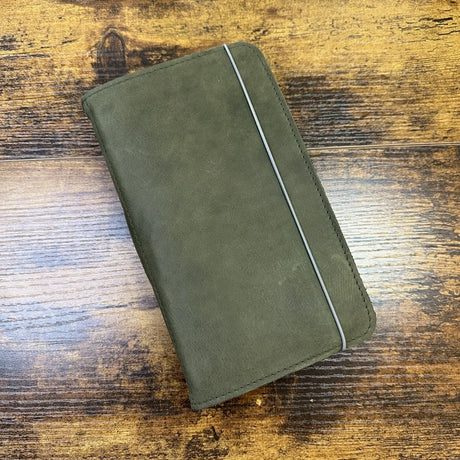 Roterfaden TGS_25 Special Edition A5 Slim Green with Grey Elastic