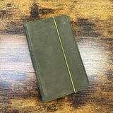 Roterfaden TGS_25 Special Edition A5 Slim Green with Light Green Elastic