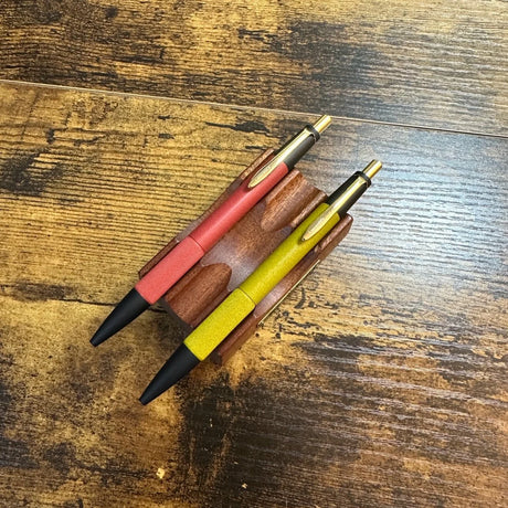 Laurett's WAKA Ebonite Ballpoint Pens