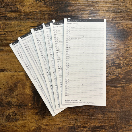 Roterfaden Taschenbegleiter Notebooks Accordion Planner