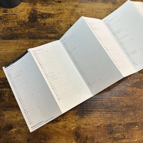 Roterfaden Taschenbegleiter Notebook Accordion Planner Extended