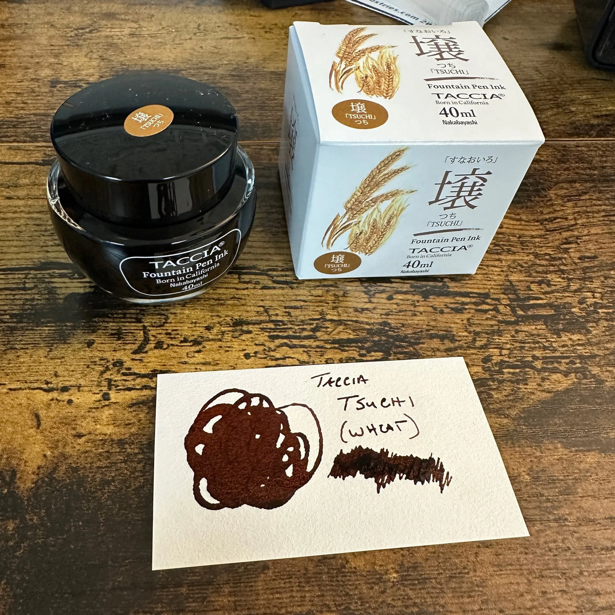 Taccia Fountain Pen Inks Standard Line Tsuchi 