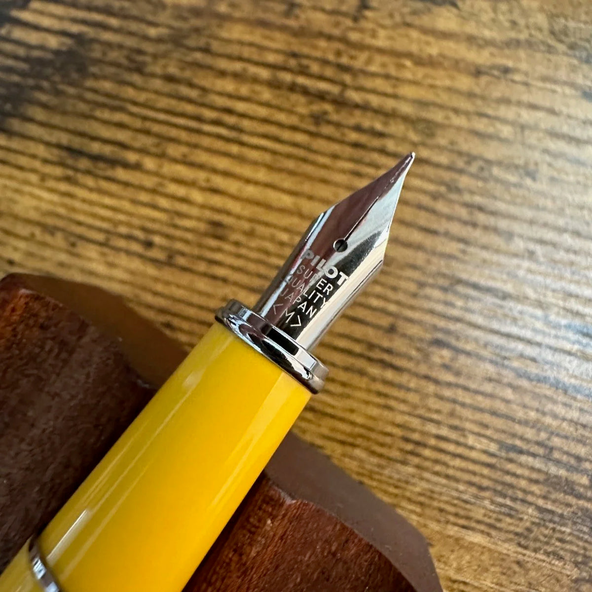 Pilot Prera Fountain Pen Nib Engraving Up Close