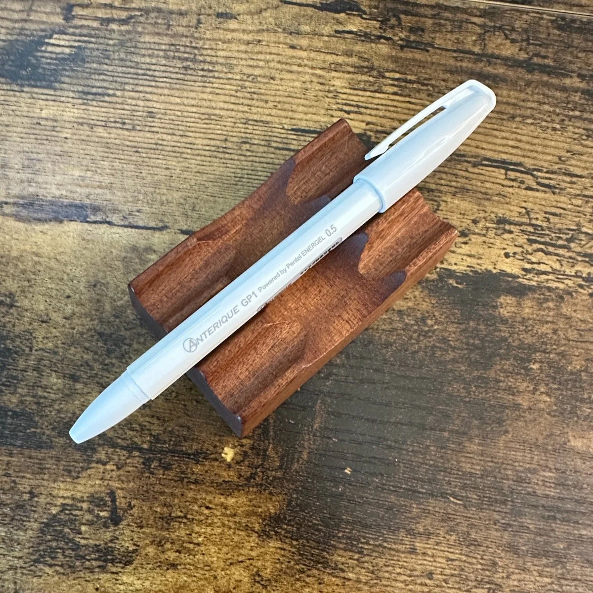 Anterique x Energel White with Black Ink