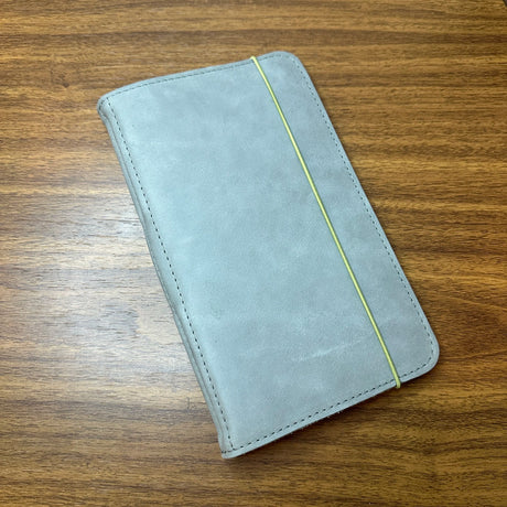 Roterfaden TGS_25 Special Edition A5 Slim Grey with Green Elastic