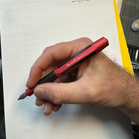 Kaweco AL-Sport Fountain Pen AC Red In-Hand
