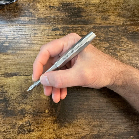 Kaweco Stainless Steel Sport In Hand