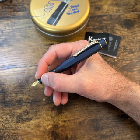 Kaweco AL-Sport Piston Filler (Blue) Posted in-Hand