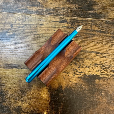 Kaweco Liliput Metal Fountain Pens Blue Posted