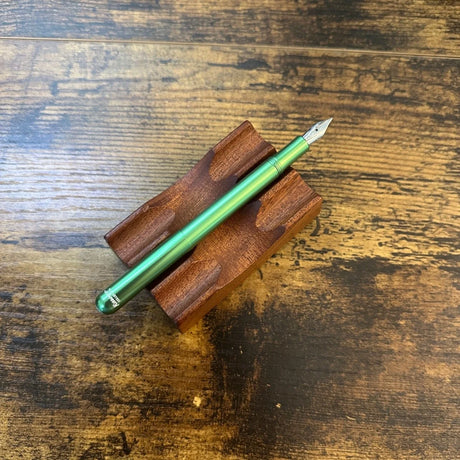 Kaweco Liliput Metal Fountain Pen Green Posted
