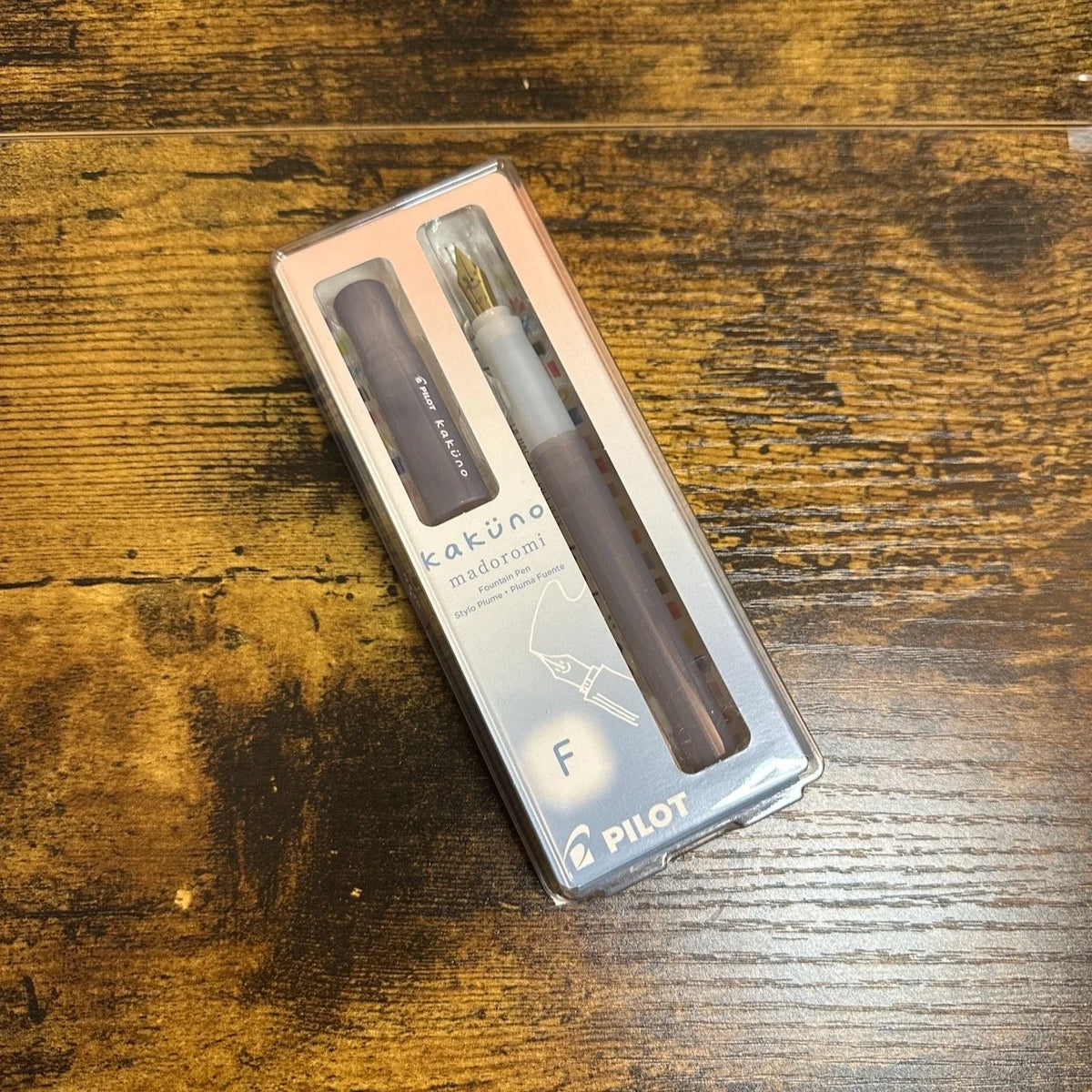 Pilot Madoromi "Drowsy" Series Kakuno Fountain Pen Grey Fine