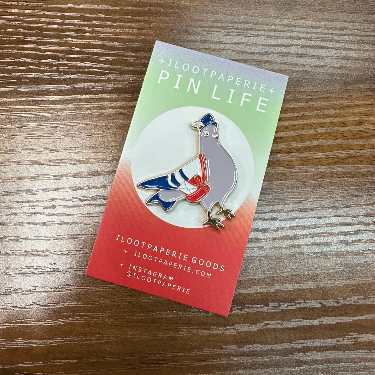 Par Pigeon Hard Enamel Pin