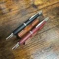 Pilot Capless Vanishing Point Birchwood Red and Black Fountain Pens