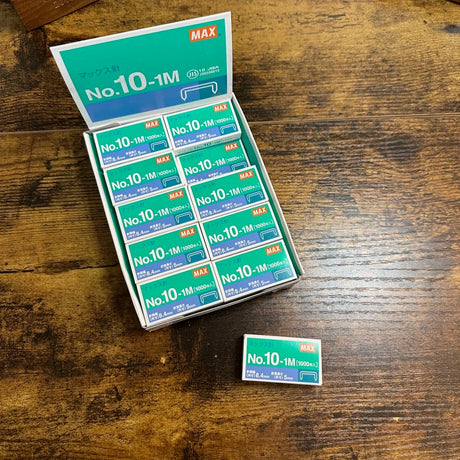 No. 10-1M Staples (Fits Midori XS Stapler and Other Japanese Mini Staplers)