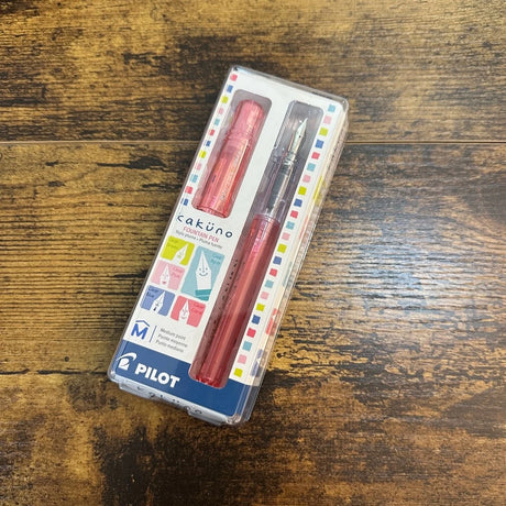 Pilot Kakuno Fountain Pens Clear Coral Medium