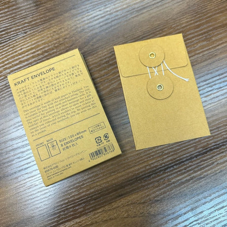 TRAVELER's Company Kraft Envelopes Small Orange